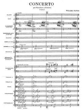 Pijper, Willem: Concerto per pianoforte e orchestra