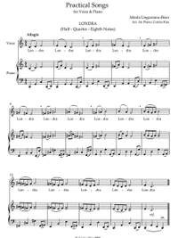 Ungureanu-Biser, Mirela: Practical Songs for Voice & Piano, arr. for Piano