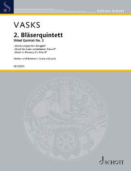 Vasks, P: Wind Quintet No. 2