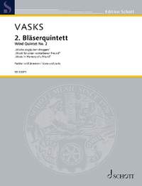 Vasks, P: Wind Quintet No. 2