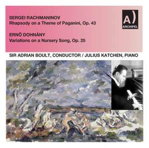 Rachmaninoff: Rhapsody on a Theme of Paganini, Op. 43 - Dohnányi: Variations on a Nursery Tune, Op. 25