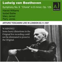 Beethoven Symphony No. 9 Toscanini live in London 1937