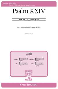 Benson, W: Psalm XXIV