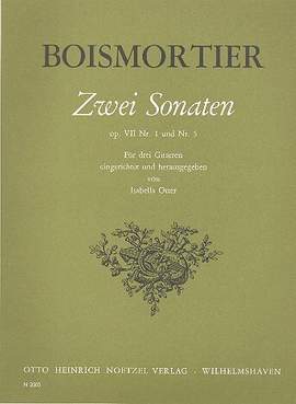 Joseph Bodin de Boismortier: Sonaten(2) 1 & 5 Op.7