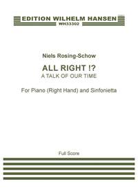 Niels Rosing-Schow: All Right!? (A Talk Of Our Time)