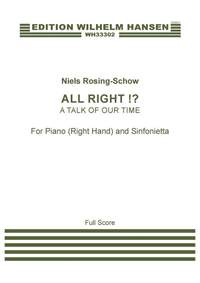 Niels Rosing-Schow: All Right!? (A Talk Of Our Time)