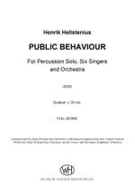 Henrik Hellstenius: Public Behaviour Product Image