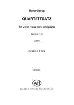 Rune Glerup: Quartettsatz Work No. 14B Product Image