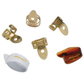 D'Addario National Brass Finger Pick Bundle - 6 pack