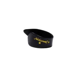 D'Addario National Celluloid Thumb Picks, Large Black - 12 pack
