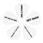 D'Addario Beatles Guitar Picks, Get Back, 10-Pack, Light Product Image