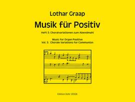 Lothar Graap: Musik Für Positiv, Heft 3