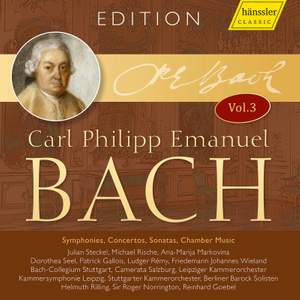 C.P.E. Bach: Edition, Vol .3