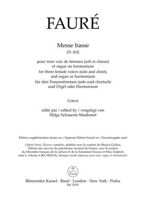 Faure, Gabriel: Messe basse (N 163)