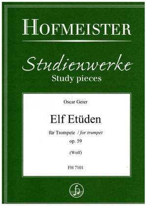 Geier, O: Elf Etüden op. 59 op. 59
