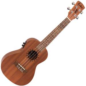 Laka Mahogany Series Electro-Acoustic Ukulele & Carry Bag - Concert