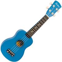 Laka Rainbow Series Soprano Ukulele & Carry Bag - Blue