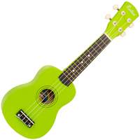 Laka Rainbow Series Soprano Ukulele & Carry Bag - Green