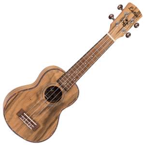 Laka Walnut Series Ukulele & Carry Bag - Soprano