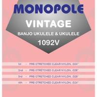 Monopole 1092v Vintage Banjo Ukulele Set