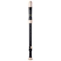 Recorder Workshop 603T tenor recorder and bag - black with white trim