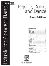 Quincy C. Hilliard: Rejoice, Dolce, and Dance