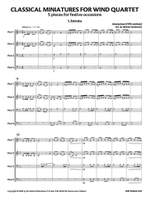 Classical Miniatures for Wind Quartet Product Image