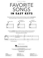 Favorite Songs - In Easy Keys Product Image