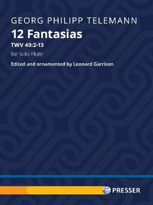 Georg Philipp Telemann: 12 Fantasias Product Image