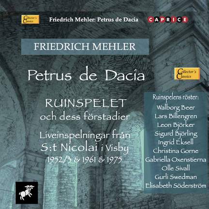 Mehler: Petrus de Dacia (Excerpts) [Live]