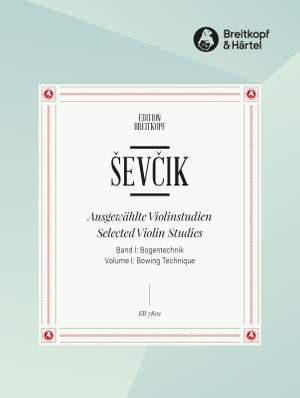 Ševčík: Selected Violin Studies, Volume 1
