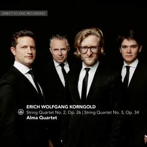 Korngold: String Quartet Nos. 2, Op. 26 & No. 3, Op. 34 Product Image