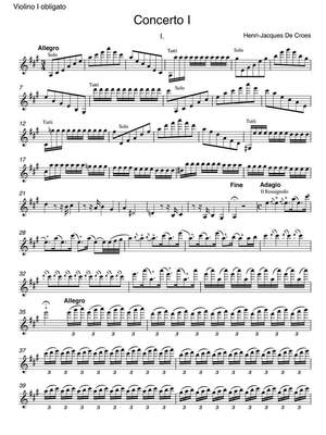 De Croes, Henri-Jacques: VI concerti, opera prima for four violins, alto viola and basso continuo