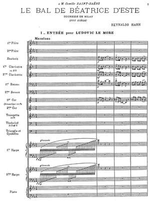 Hahn, Reynaldo: Le Bal de Beatrice d'Este, Suite for Orchestra