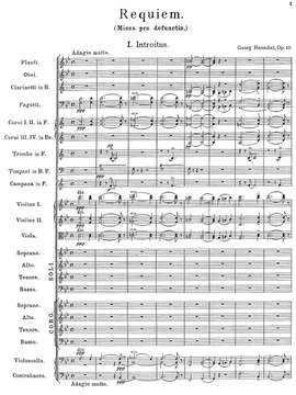 Henschel, George: Requiem in B flat Minor op.59