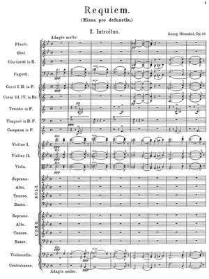 Henschel, George: Requiem in B flat Minor op.59