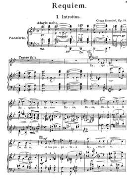 Henschel, George: Requiem in B flat Minor op.59