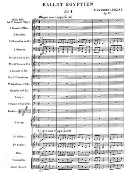 Luigini, Alexandre: Ballet Égyptien