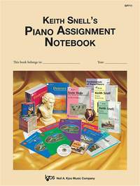 Snell, Keith: Keith Snell's Piano Assignment Notebook