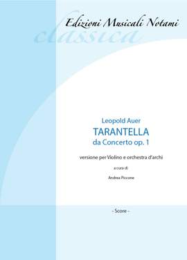 Leopold Auer: Tarantella da concerto op.1