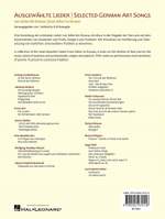 Selected German Art Songs from Zelter to Strauss (High Voice) Product Image