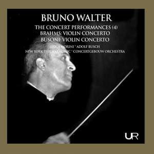 Walter conducts Brahms and Busoni