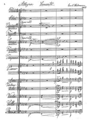 Hartmann, Emil: Concerto pour Piano et Orchestre