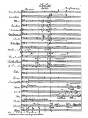Pfitzner, Hans: Herr Oluf for baritone and grand orchestra