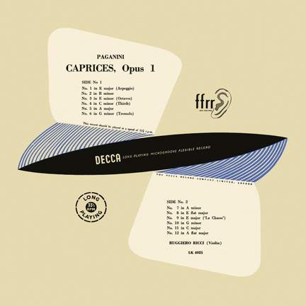 Paganini: Caprices for Solo Violin (1950 Mono Recording)