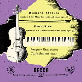 R. Strauss: Violin Sonata; Prokofiev: Violin Sonata No. 2
