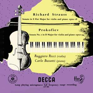 R. Strauss: Violin Sonata; Prokofiev: Violin Sonata No. 2
