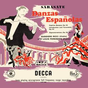 Sarasate: Danzas Españolas; Caprice Basque; Introduction et Tarantelle; Zigeunerweisen