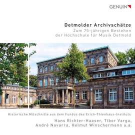 Treasures From the Detmold Archives: On the 75th Anniversary of the Detmold University of Music