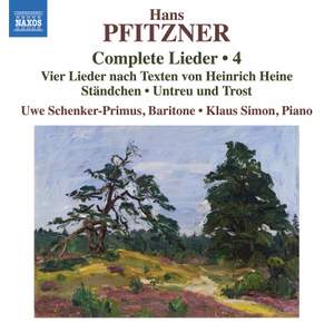 Hans Pfitzner: Complete Lieder Vol. 4